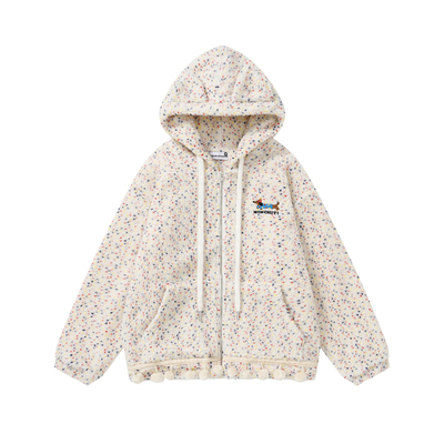 DARKAGE原创羊羔绒连帽外套