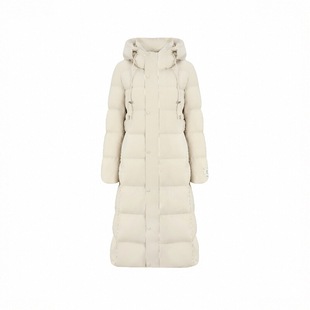 AIMISS爱美斯90鹅绒服高充绒量长款羽绒服女冬季新款保暖羽绒服女