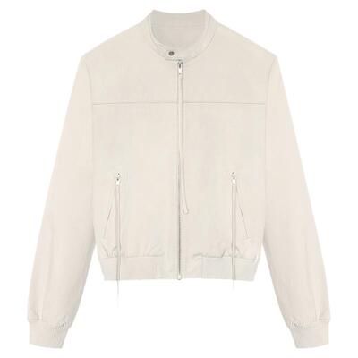 TRENDYWU复古机车防风短夹克