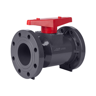 戎生UPVC法兰球阀塑料水阀快装PVC管阀门水管开关1寸dn32 50 65