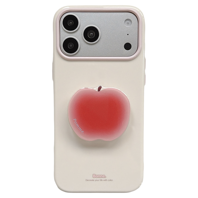 jze夏日ins多巴胺彩色水果支架适用苹果17ProMax手机壳iphone16pro新款17女款15pro简约小众14全包防摔手机套