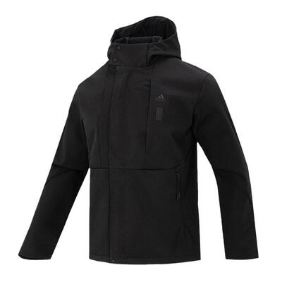 阿迪达斯男装连帽外套夹克