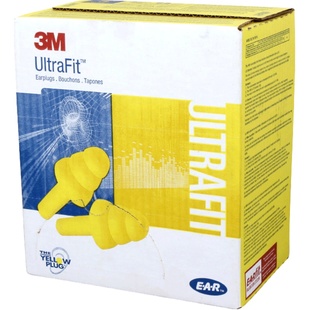 3M 340-4004防噪音耳塞隔音 游泳学习射击可清洗工业降噪劳保防护