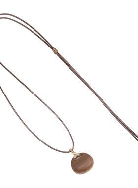 山木集【福包】18K金印度老山檀福包编绳项链吊坠女款2026新款￥