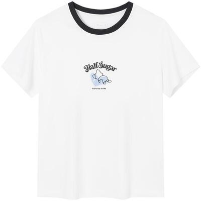 特步短袖女2026年夏季运动服装小个子女装休闲T恤女974228010122
