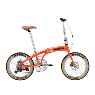 LEAPER莉泊22寸9速折叠自行车20寸成人超轻便携16放后备箱铝合金