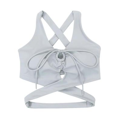 瑜伽背心带胸垫运动内衣高弹