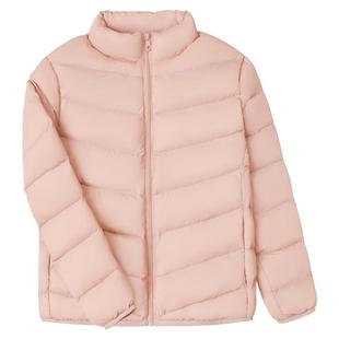 鸭鸭童装羽绒服男童女童2025年冬季儿童短款中大童立领保暖外套Y