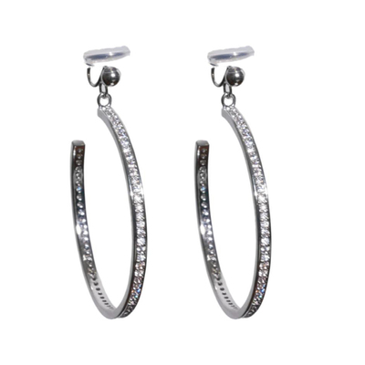 辣妹必入灵动满钻大耳圈