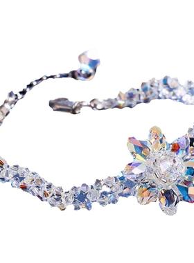 雏菊奥地利水晶小花甜美百搭手链