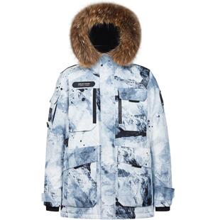 【160-165小码】波司登鹅绒极寒羽绒服毛领工装情侣红色外套断码