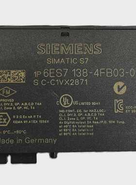 SIEMENS SIMATIC S7 6ES7 138-4FB03-0AB0 PROFIsafe 4F-DO SC-C1