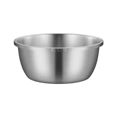 不锈钢316洗菜和面盆 加厚打蛋盆饭盆家用厨房大号料理盆洗奶瓶盆
