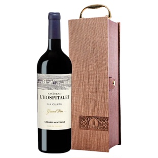 吉哈伯通法国原瓶进口豪斯古堡干红葡萄酒克拉普法定产区AOP红酒