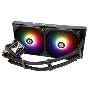 利民FROZEN WARFRAME 280 ARGB BLACK寒冰装甲IPS液晶水冷散热器