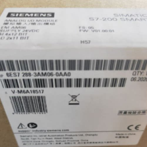 议价6ES7288-3AM06-0AA0西门子S7200SMART模拟量模块6ES72883AM06