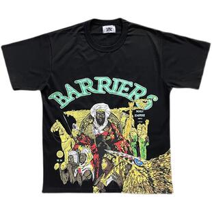 欧文同款 Barriers Mansa Musa Tee 印第安男女休闲运动短袖T恤