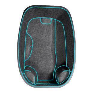 适用新款天鹰TX150改装坐桶垫摩托车全包内衬保护垫防剐蹭配件