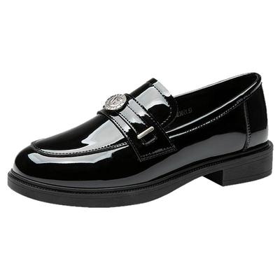 大东官方乐福鞋女2025新款秋冬女鞋厚底增高单鞋女款英伦风小皮鞋