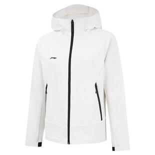 李宁运动风衣女款春秋季新款正品户外宽松冲锋衣连帽休闲服外套女