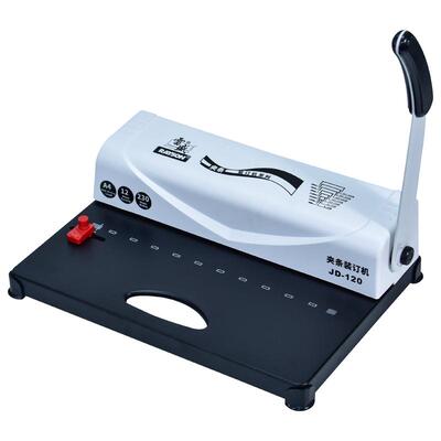 雷盛十孔夹条装订机小型10孔打孔