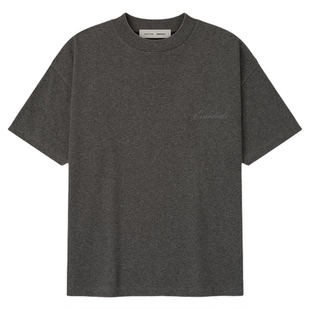 FOG Essentials 25FALL HOLIDAY简约经典logo刺绣纯色全棉短袖T恤