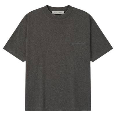 Essentials简约logo刺绣短袖T恤