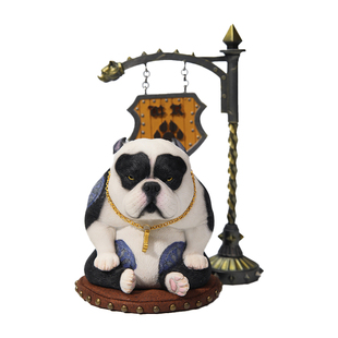 JXK&康猛  街霸犬原创手办潮流玩具宠物小狗恶霸犬模型桌面摆件