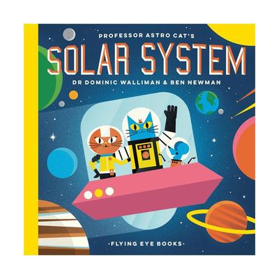 英文原版 太空猫：太阳系冒险 精装科普绘本 Professor Astro Cat's Solar System