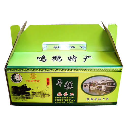 浙江特产宁波年糕手工水磨年糕400g*12袋手提大礼包礼盒火锅年糕