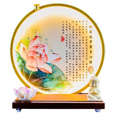 佛龛佛像背光灯圆形底座