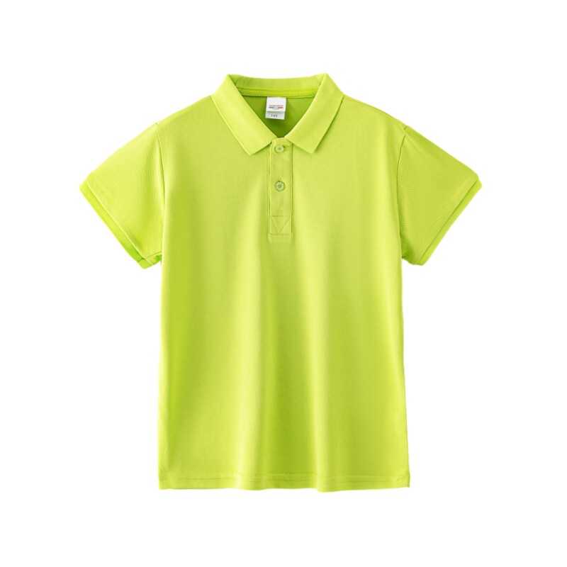 亲子装翻领短袖t恤polo衫中小学生运动会演出服夏季儿童班服套装