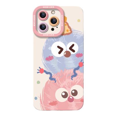 适用iPhone17promax手机壳苹果15新款12mini可爱煤球13pro小众8plus硅胶xr全包xsmax软x男14plus女6s保护套7p
