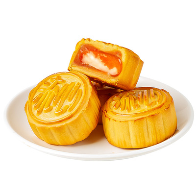 奶黄流心月饼巧克力流心广式中秋小月饼散装网红零食小吃批发团购