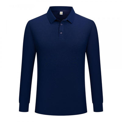 运动休闲Polo衫长袖定制男女同款