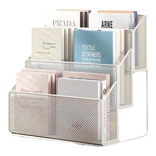 书架整理收纳盒儿童绘本书籍置物架多层图书文件柜家用装书整理盒