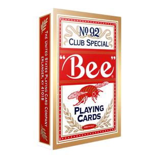 汇奇扑克美国原装进口小蜜蜂扑克牌 NO.92BEE蜜蜂牌 掼蛋整条整箱