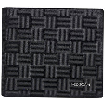 稻草人钱包男短款真皮年轻人休闲