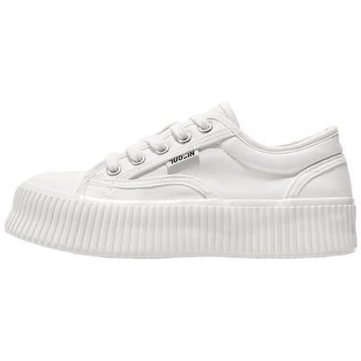 小白鞋女款2025秋冬新款帆布鞋