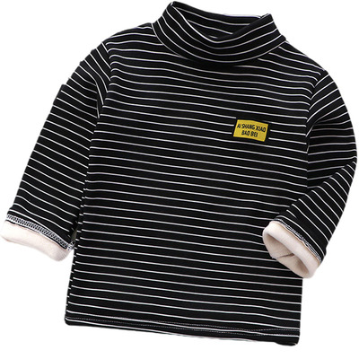 加绒保暖一体绒高领冬季打底衫