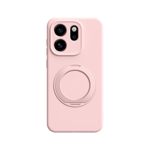 背贴支架适用OPPOReno15pro手机壳Reno15保护套Reno新款14高级感13硅胶的pro全包好看带挂绳腕外粉色独特小众