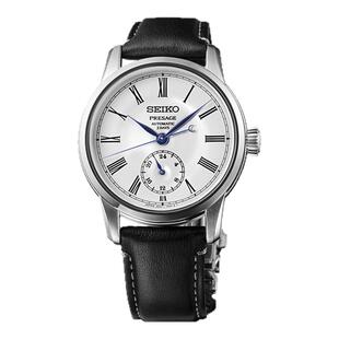 SEIKO手表男款休闲商务古典珐琅款正装机械表SPB495J1 七夕礼物