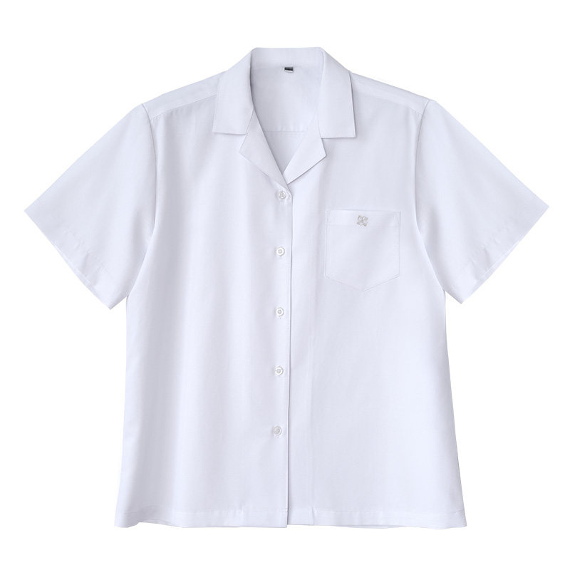 中牌制服馆开襟短袖衬衫