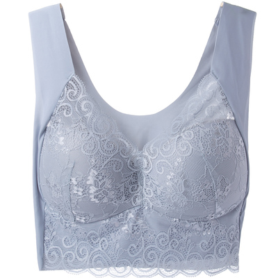 美背大码文胸一体薄款内衣