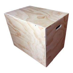 出口木质跳箱 弹跳训练跳凳 防滑三合一 综合体能训练箱 Plyo Box