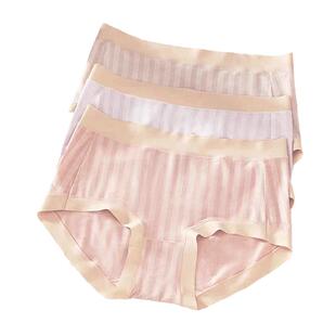 小护士内裤女士夏薄款透气中腰三角裤头女生无痕舒适性感底裤短裤