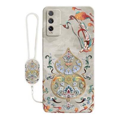 适用荣耀PLAY4TPro手机壳paly4t华为新款honorplay硅胶保护套piay敦煌风复古新中式全包honor防摔男女pro外壳