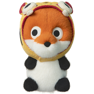 问童子 狐假虎威小偶 毛绒玩具玩偶公仔安抚娃娃挂件创意礼物