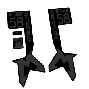 2025款马祖奇58前叉贴纸山地车贴个性定制防水Marzocchi Bomber