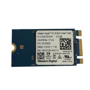 西数M.2 2242固态硬盘SN520 256G 512G M.2 PCIE NVME笔记本硬盘